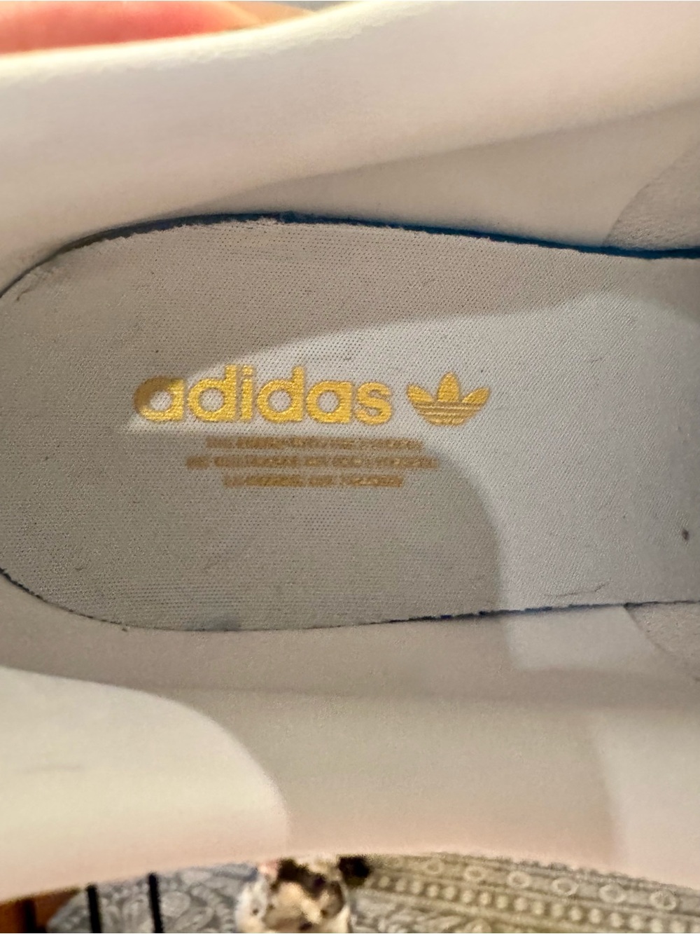 Adidas Stan Smith White Leather Sneakers Black Heel Tab - size 7 - Picture 9 of 9